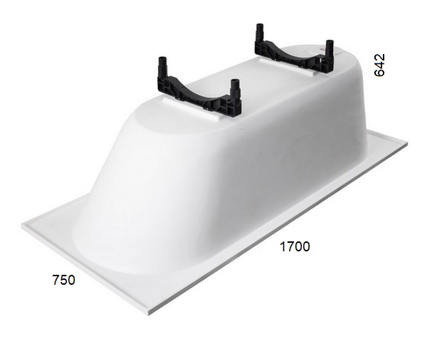 ванна из камня ALLEN BRAU EVO OBERON 170х75